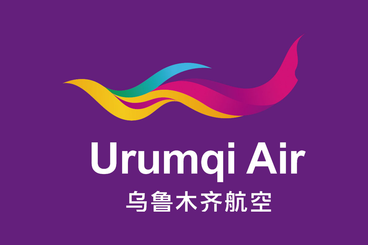 乌鲁木齐航空反白logo