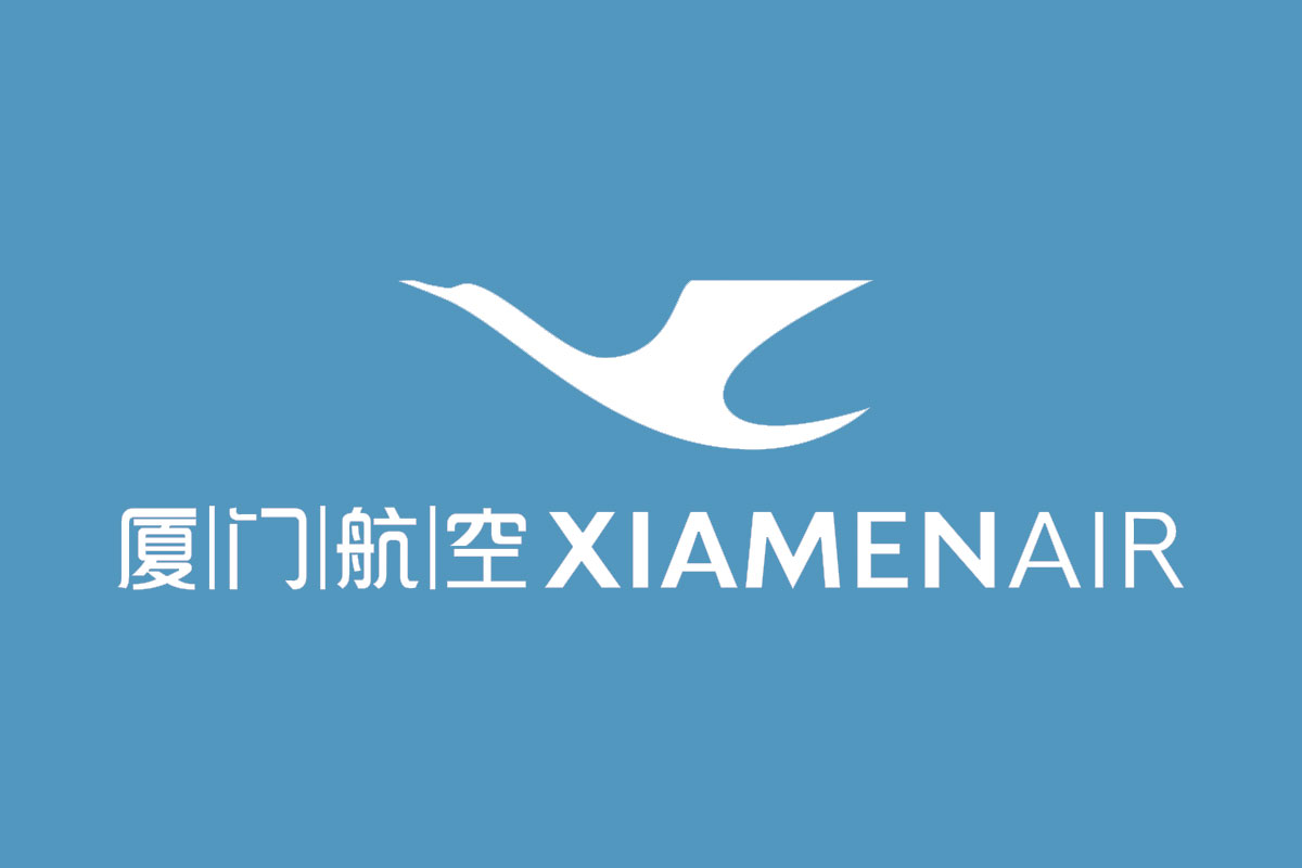 厦门航空反白logo