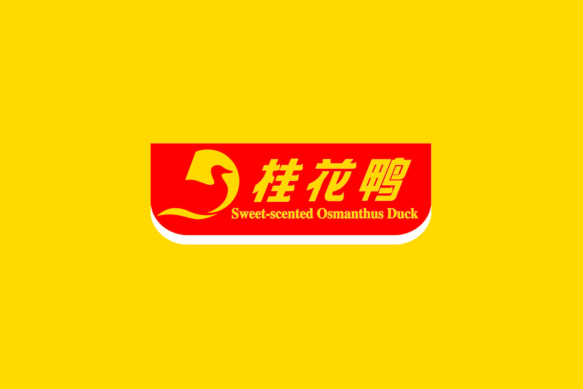 桂花鸭标志logo图片