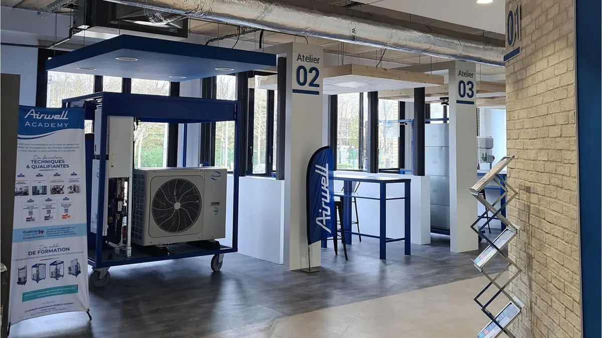 Airwell法国欧威尔空调-暖通空调标志设计