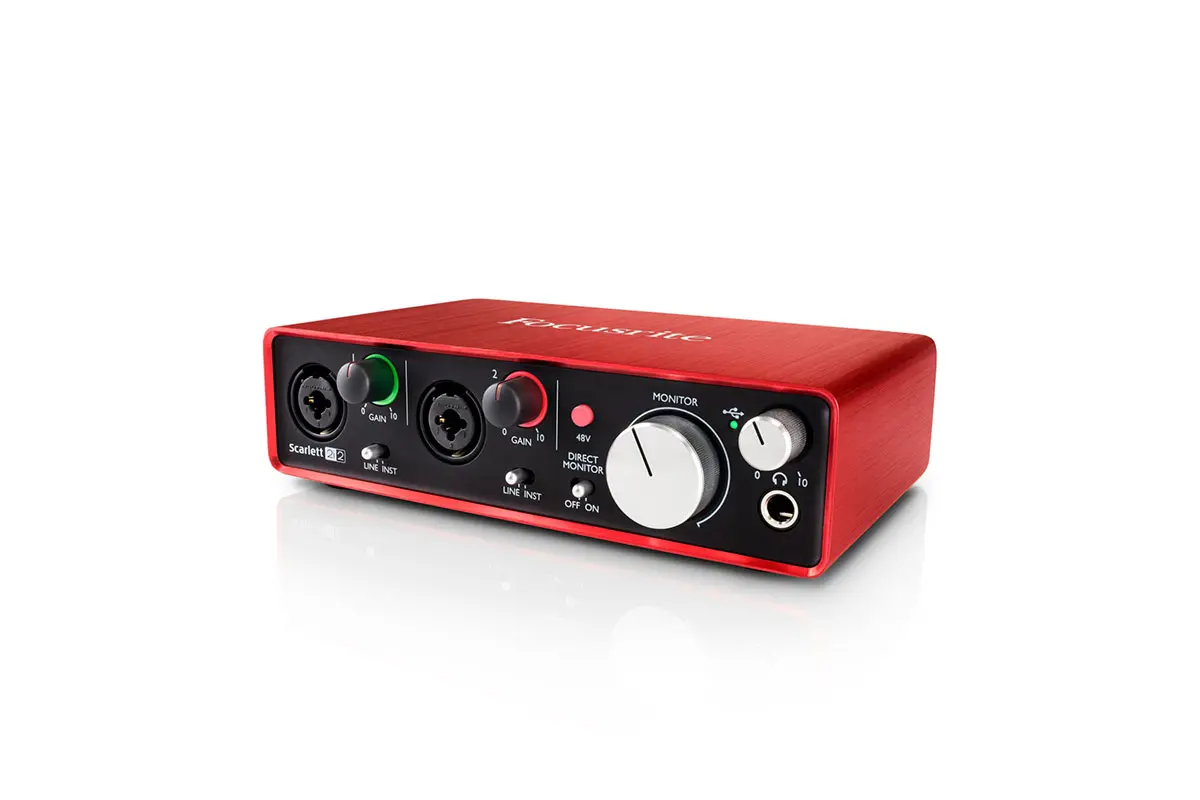 Focusrite英国福克斯特音频设备-黑白强烈对比logo设计