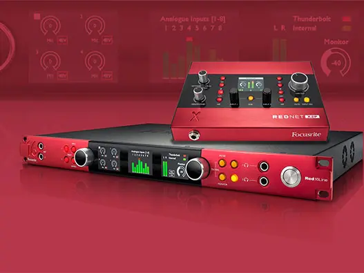 Focusrite英国福克斯特音频设备logo设计含义及声卡品牌理念