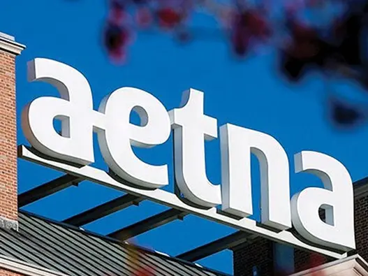 Aetna安泰健康保险logo设计含义及医疗保健设计理念