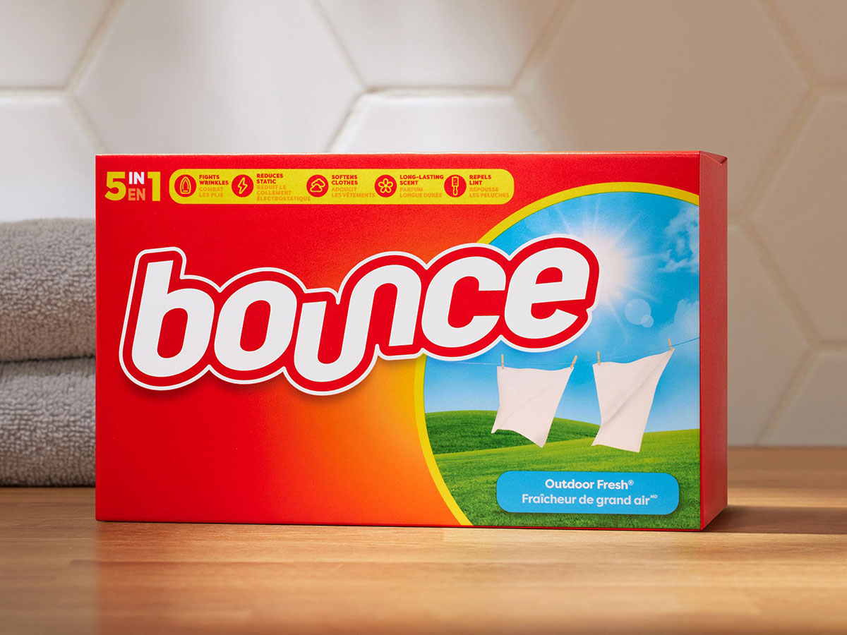 Bounce宝洁织物柔顺剂-洗涤logo设计