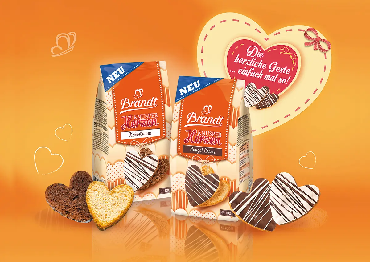 Brandt Zwieback勃兰特烘焙-橙色标志设计