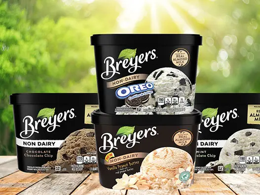 Breyer's布雷耶斯冰淇淋logo含义及冷冻甜点品牌理念