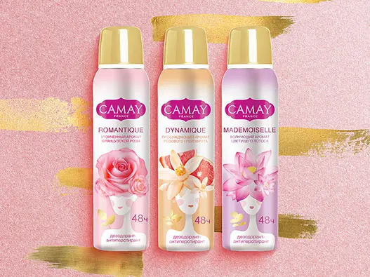 Camay卡玫尔香氛沐浴产品logo设计含义及肥皂品牌理念