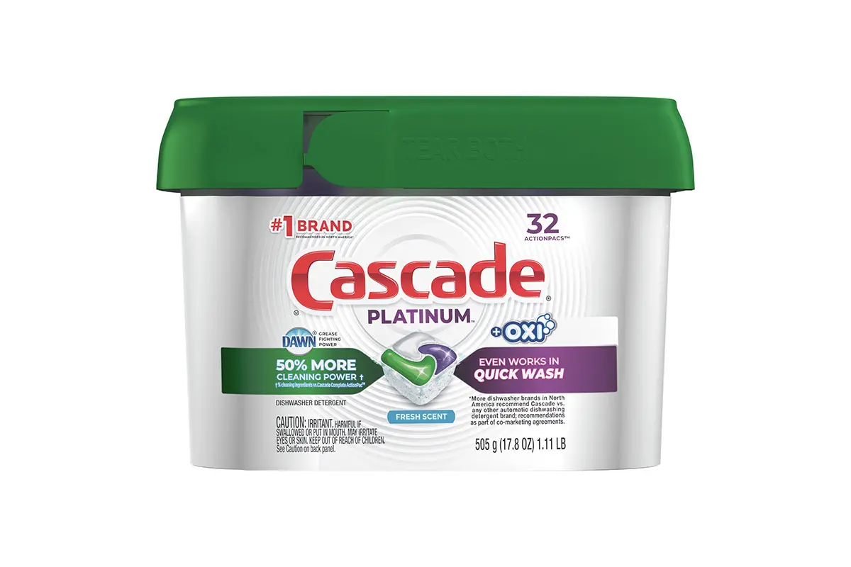 Cascade Detergent宝洁洗碗机洗涤剂-洁净餐盘标志设计