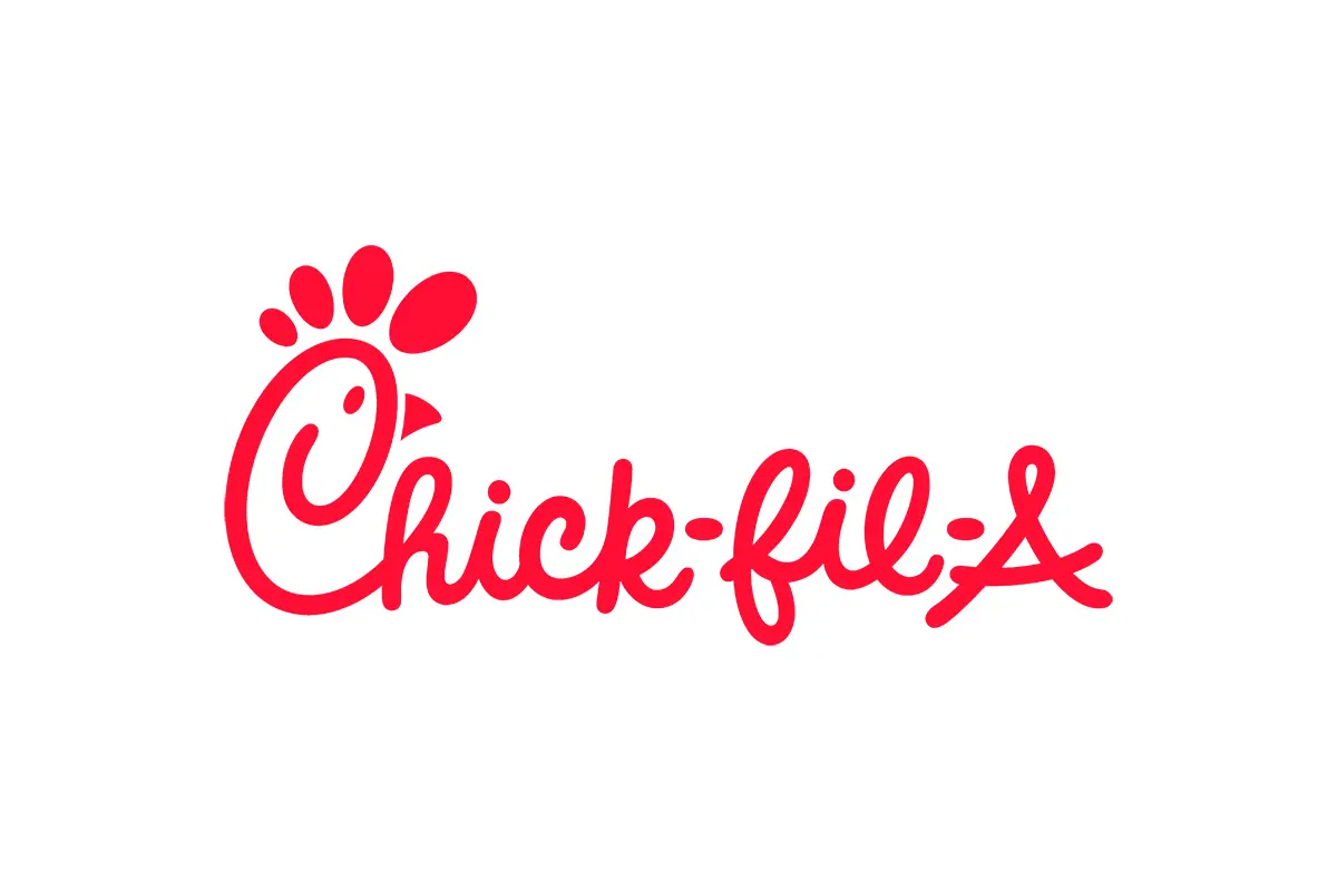 Chick-fil-A福来鸡快餐连锁店标志设计-鸡logo设计