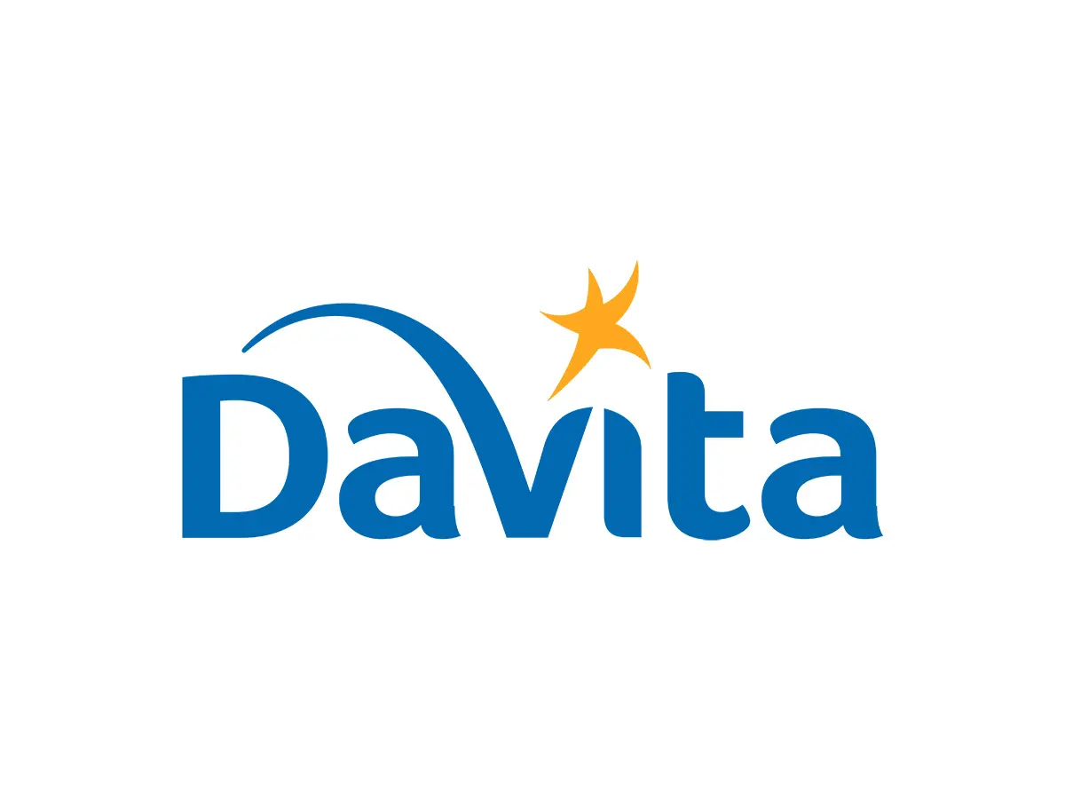 DaVita德维特肾脏透析logo设计-诗宸标志设计公司