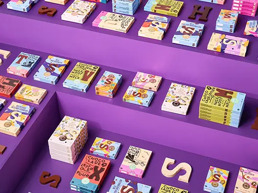 Delicata Chocolate标志设计含义及巧克力品牌设计理念