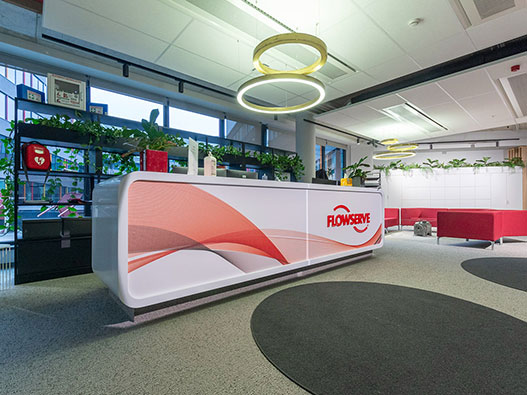 Flowserve美国福斯阀门logo设计含义及水泵品牌理念