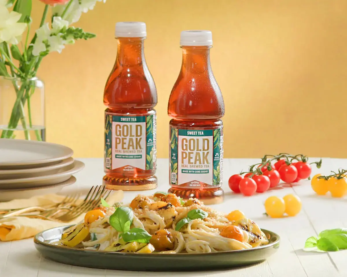 Gold Peak beverage可口可乐金峰茶饮料-饮品标志设计