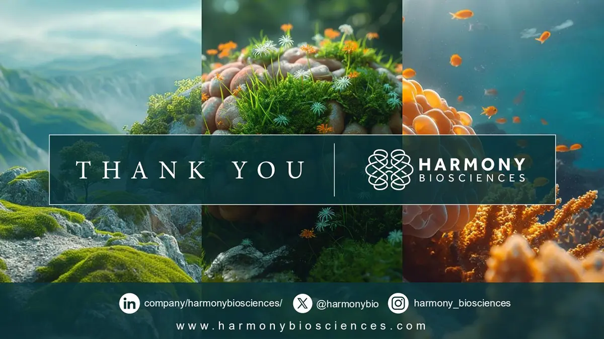 Harmony Biosciences宣传广告-生物公司logo设计公司