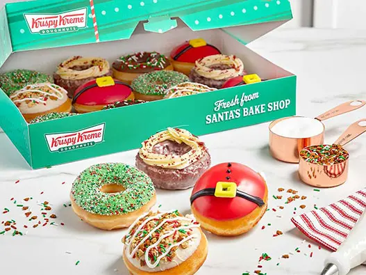 Krispy Kreme卡卡圈坊美国甜甜圈连锁店logo含义及巧克力品牌理念
