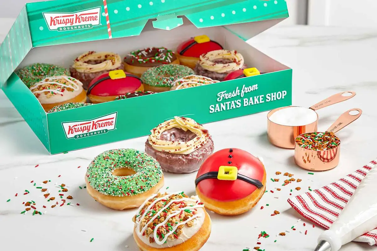 Krispy Kreme卡卡圈坊美国甜甜圈连锁店-甜点标志设计
