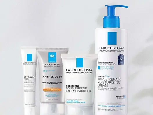 La Roche-Posay拉罗舍波赛法国护肤品logo设计含义及皮肤护理品牌理念