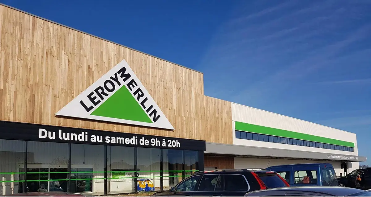 Leroy Merlin超市门店图片-超市标志设计公司