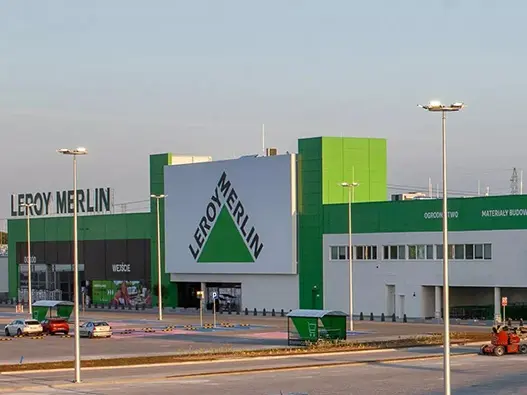 Leroy Merlin乐华梅兰法国家居装修logo设计含义及建材品牌设计理念