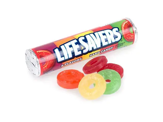 Life Savers美国薄荷糖logo含义及口香糖品牌理念