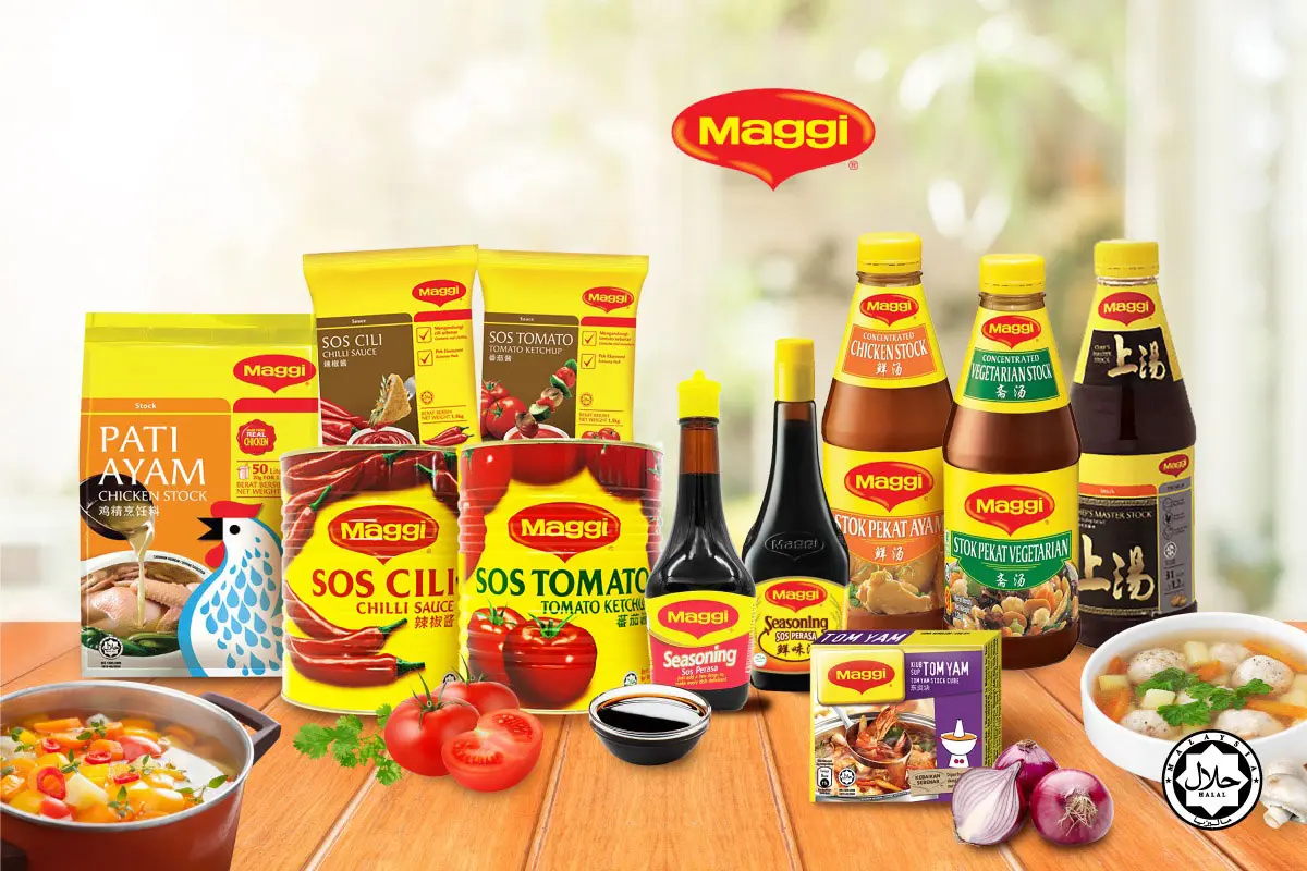 Maggi雀巢美极调味料产品-美极标志设计