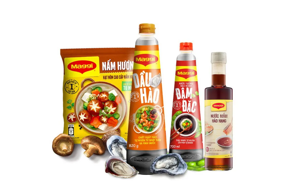 Maggi雀巢美极调味料调料-调味料logo设计