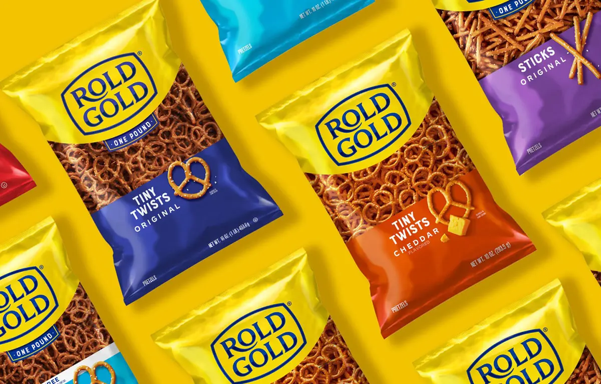 Rold Gold美国百事旗下罗尔德金卷饼零食-菲多利标志设计