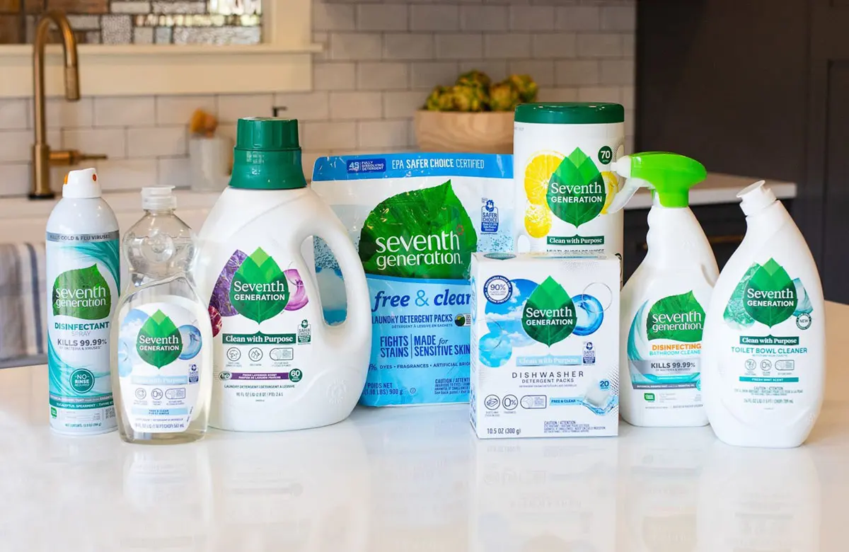 Seventh Generation美国七世代家居护理-叶片标志设计