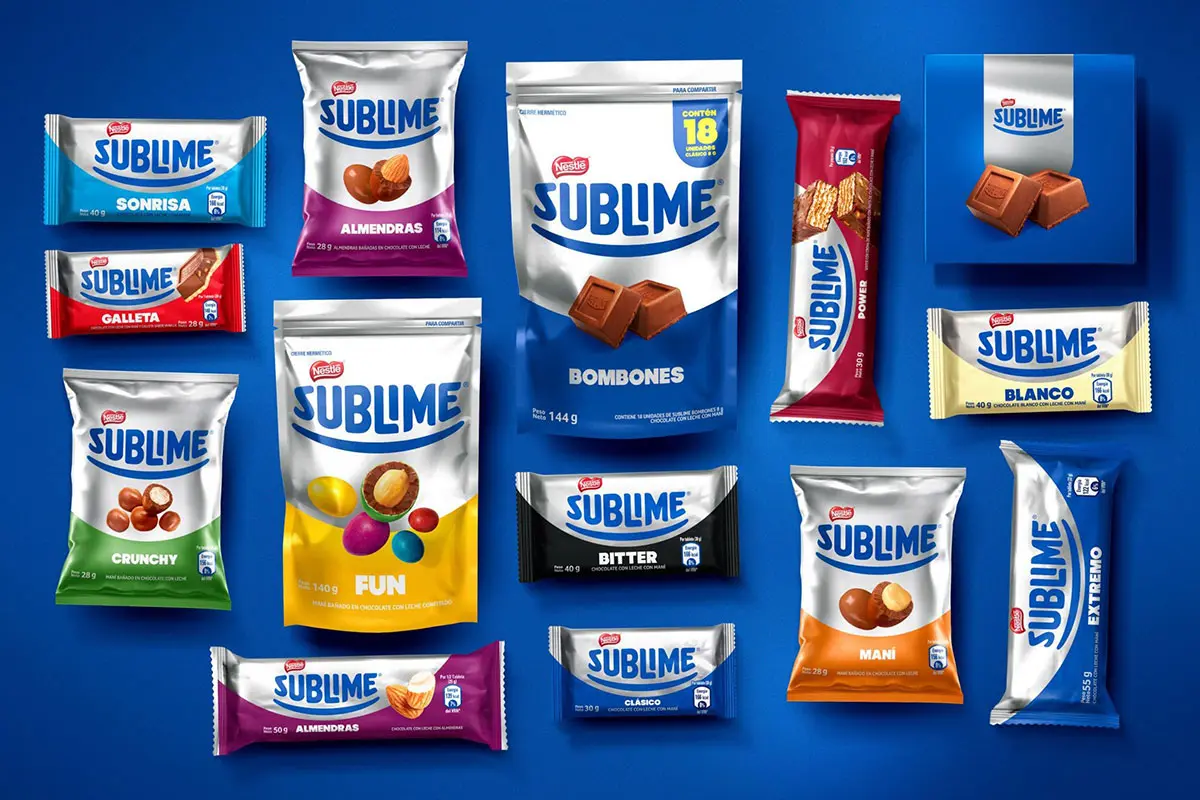 Sublime chocolate雀巢巧克力-巧克力标志设计