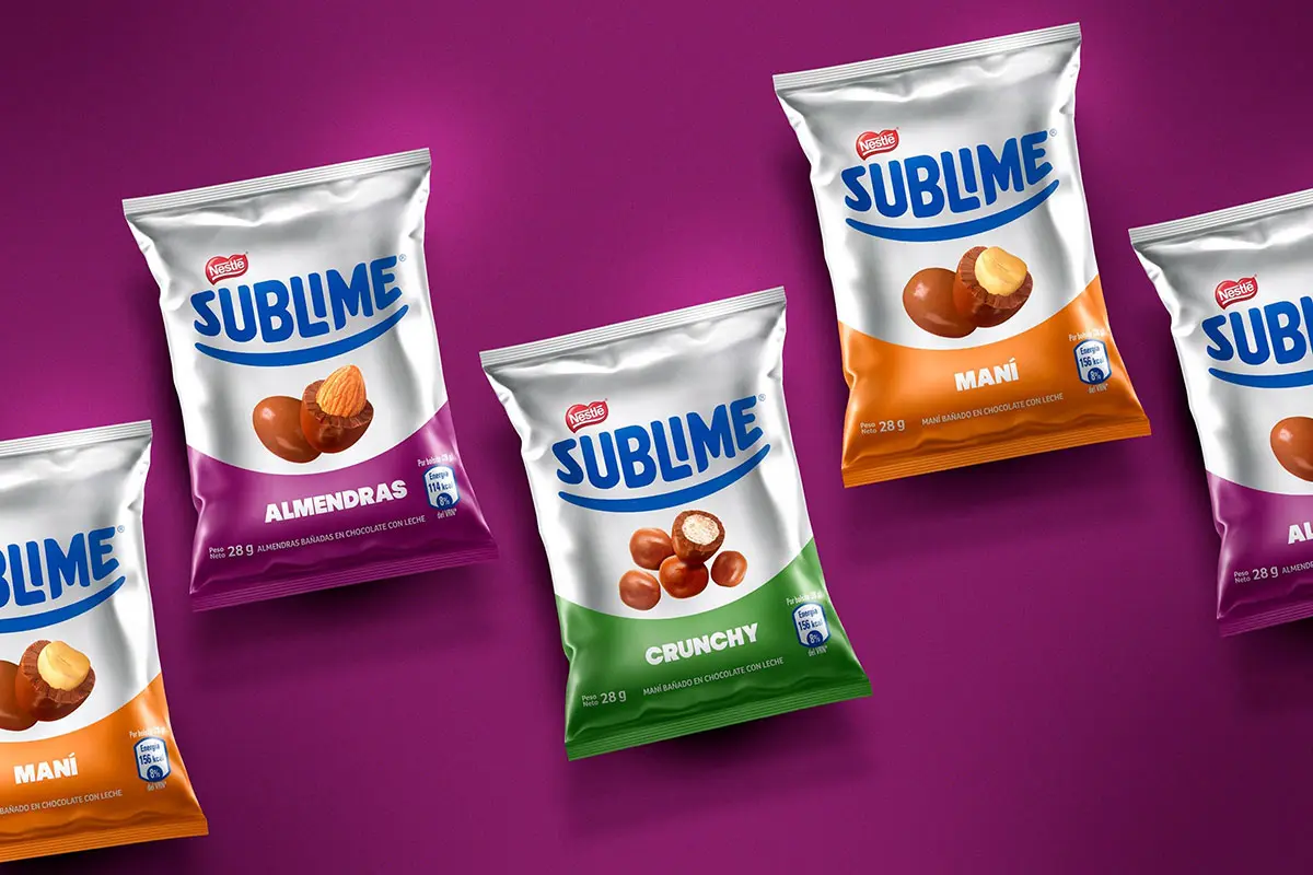 Sublime chocolate雀巢巧克力-糖果标志设计