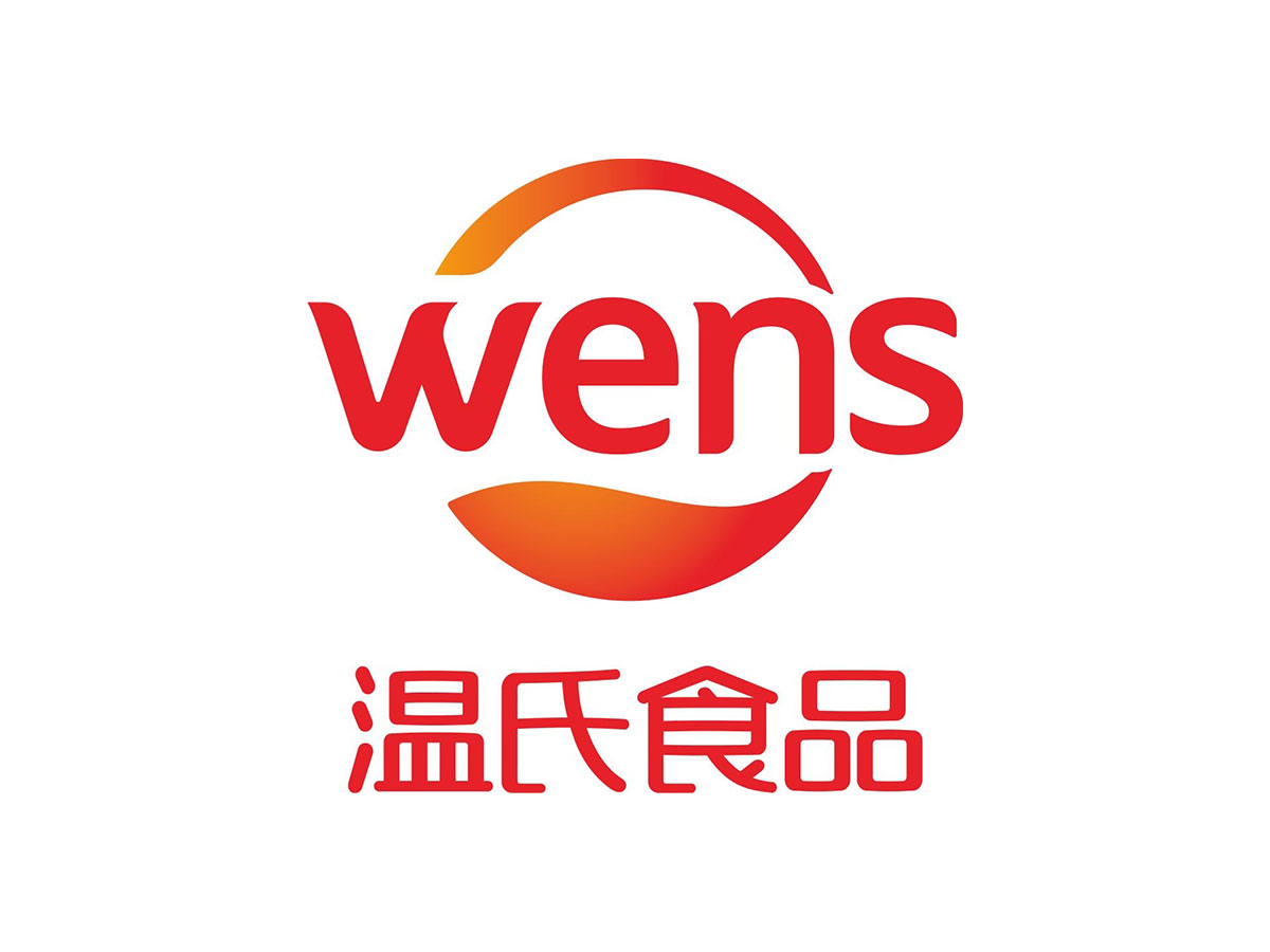WENS温氏食品logo设计-圆形logo设计