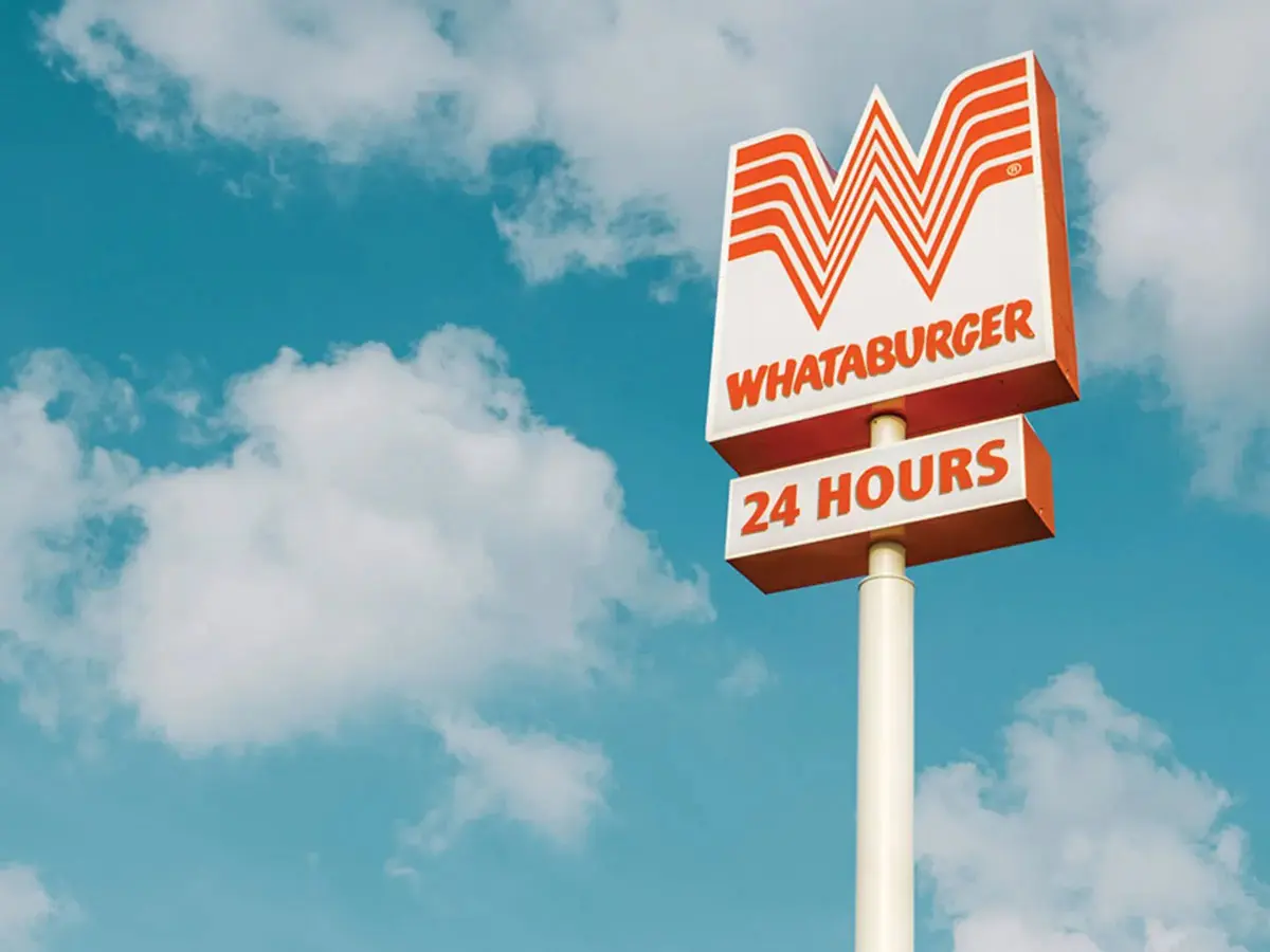 Wingstop Restaurant美国鸡翅连锁餐厅-橙色流线logo设计